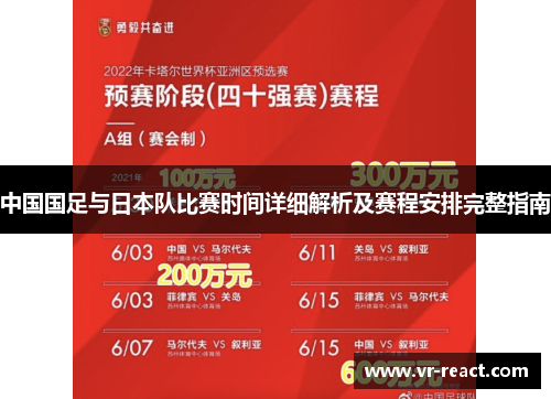 中国国足与日本队比赛时间详细解析及赛程安排完整指南
